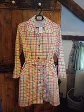 Lovely Brand New Cath Kidston Gingham Raincoat Size 8