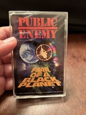 Rap Hip Hop Cassette Tape Public Enemy Fear O...
