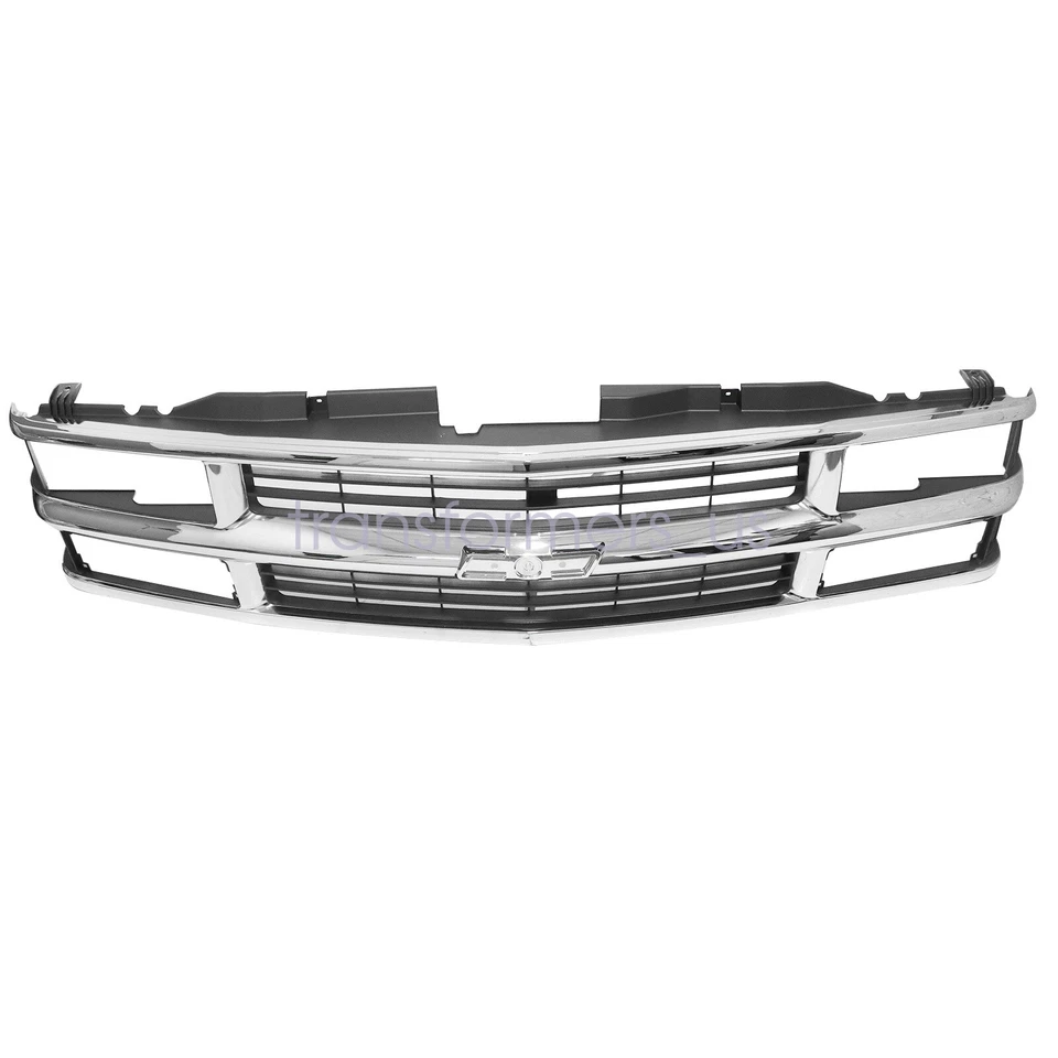 Rejilla para camioneta Chevrolet C/K 1500 2500 3500 1994-1999 Suburban Tahoe cromada Foto 4 de 4