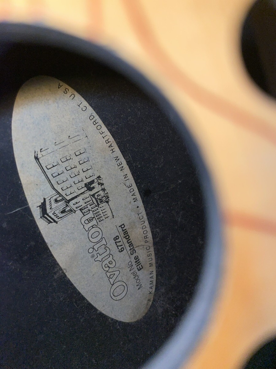 Ovation 6778 Elite Standard Red Electric Acoustic Guitar