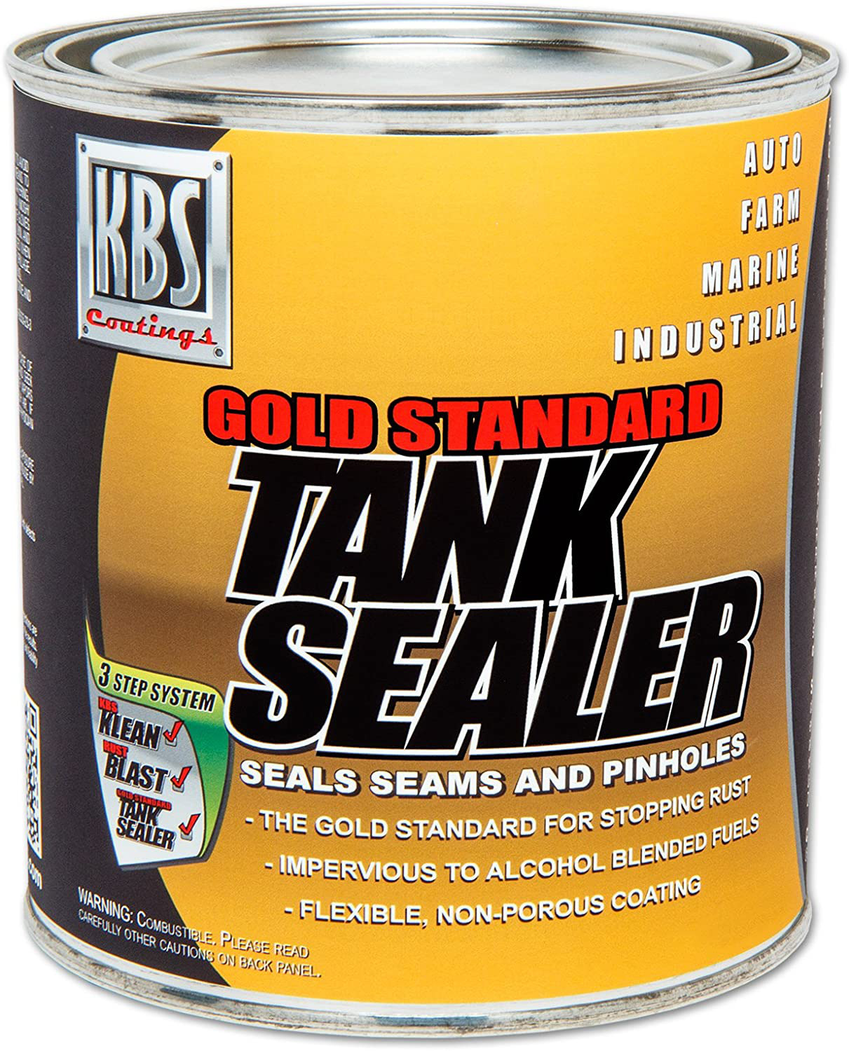 KBS Coatings 5300 Gold Standard Tank Sealer. Seals Seams and Pinholes 1 Pint