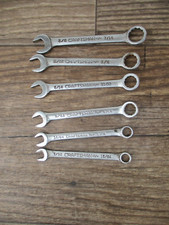 Vintage Craftsman Combination Ignition Wrench V Series Lot Of 6 Wrenches