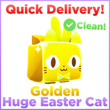 Roblox PSX Pet Simulator X Golden Huge Easter Cat CLEAN  RELIABLE 