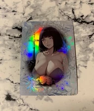 HINATA HYUGA Wedding Naruto Double Side Waifu CCG Goddess Story Anime Card B