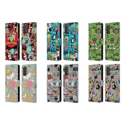 LOONEY TUNES GRAPHICS AND CHARACTERS LEATHER BOOK CASE FOR SAMSUNG PHONES 1