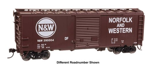 Coche de carga soldado Walthers Mainline HO Norfolk & Western #390031 40' ACF con jóvenes de 8' | Zustand: New