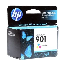 GENUINE HP 901 Color Ink CMY Cartridge CC656AN