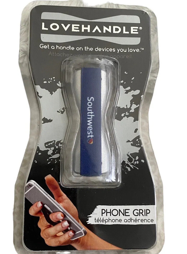 vtg Southwest Airlines SWA love handle phone strap finger grip eBay