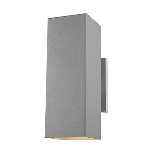 Pohl 2-Light Outdoor Wall Light in Painted Brushed Nickel