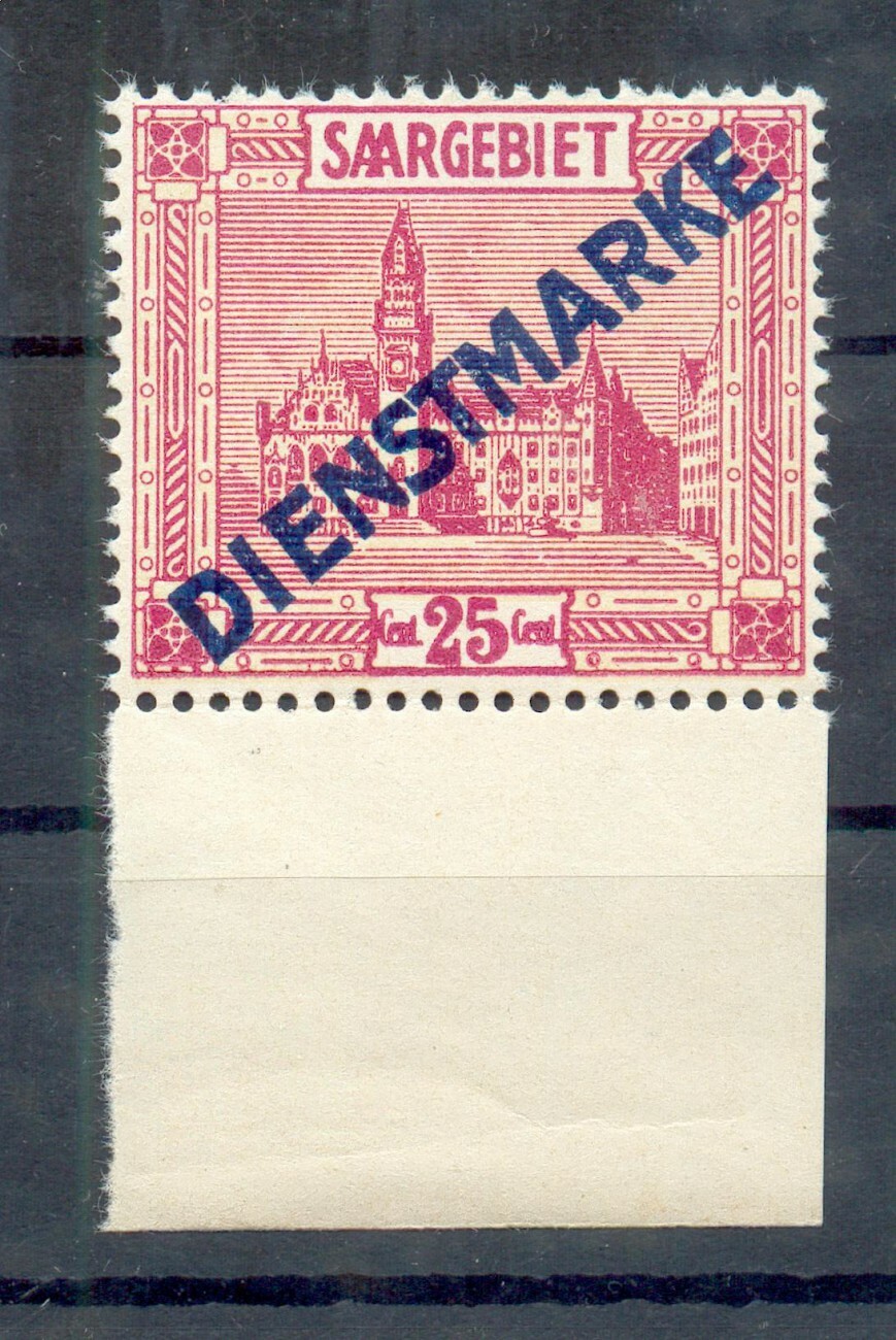 Saar Service 14IX ABART MNH Mint Never Hinged (72378)