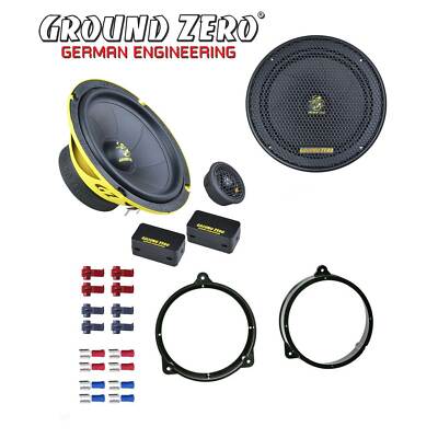Ground Zero Auto Lautsprecher 16,5cm für Mercedes CLK Coupe (C208) 1997-2003