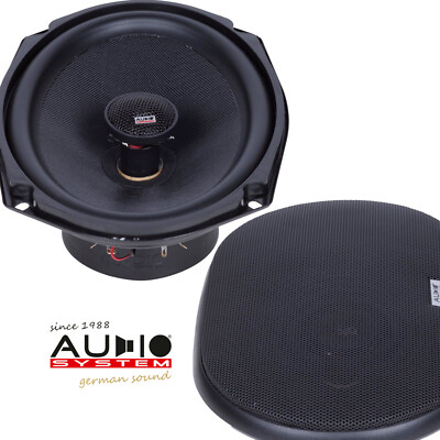 Audio System 340 Watt MXC609 EVO 6x9'' Koax Lautsprecher Set Boxen oval Hutablage