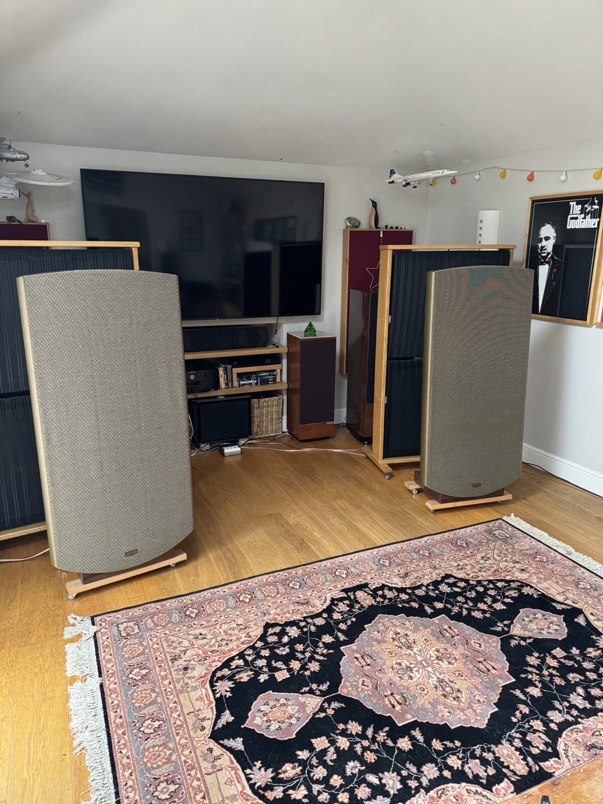 Quad ESL2905 Electrostatic Speakers Classique Design, Mint eBay