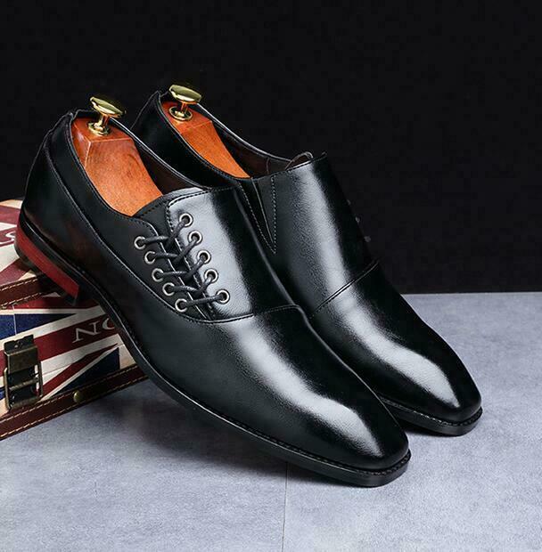 SAOLA Scarpe eleganti uomo retrò formali casual a punta business inglesi stringate moda