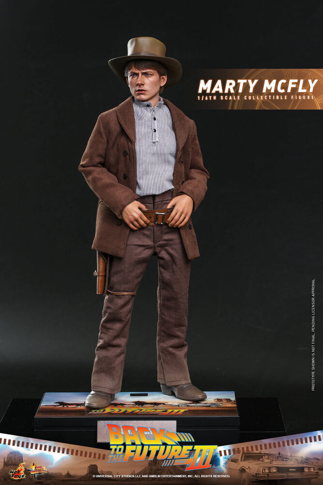 Hot Toys MMS616 Retour vers le Futur Part III Marty McFly ( Back to the Future Part III ) Figurine 28cm - Collection