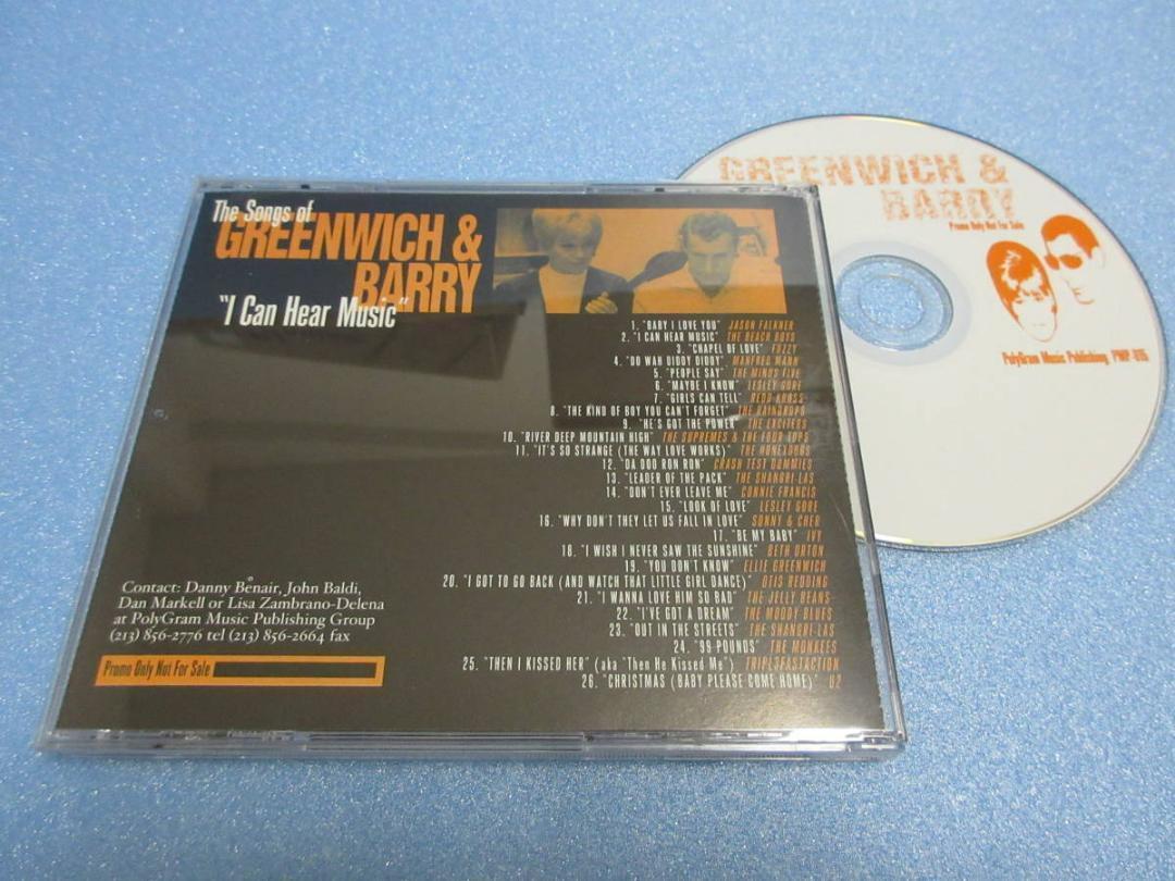 ★ELLIE GREENWICH & JEFF BARRY★Promo CD Ellie Greenwich Jeff Barry Promo Cd | eBay