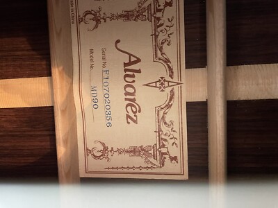 Alvarez MD90 2001 Gloss Natural Acoustic Guitar Case Included | eBay