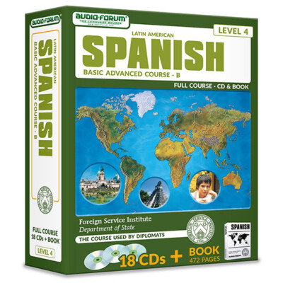 FSI: Basic Spanish Advanced B (18 CDs/Book) by Foreign Service Institute 