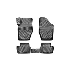 Universele autovloermatten | Fuji | PVC | 4-delige | Zwarte Universele autovloermatten | Fuji | PVC | 4-delige | Zwarte