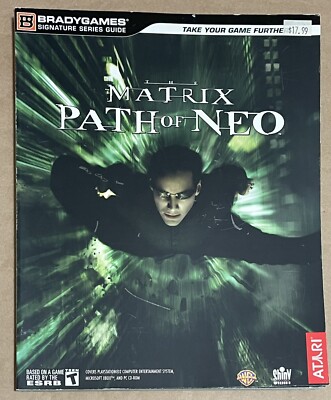 Matrix Path Of Neo Brady Signature Strategy Guide Playstation 2 Xbox PC