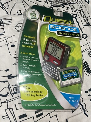 Leap Frog iQUEST Cartridge Science Grades 6-8 Ages 11 to 14 (HOME23)