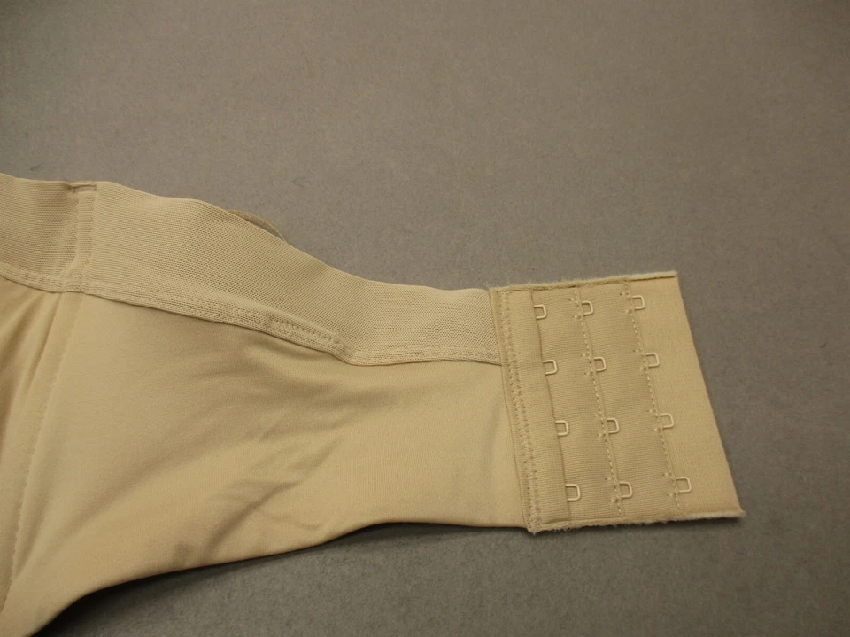 Sujetador Demi 38DD BALI Mujer Beige Forrado con Aros Cierre Trasero Sin Tirantes 6D Foto 4 de 4