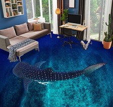 3D See Fisch C2455 Fußboden Wandbild Unentschied BildTapete Familie DE Amy