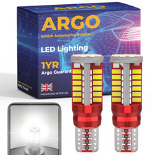 T10 W5W 501 LED Car Side Light Bulbs Canbus Error Free 57 SMD Xenon White UK 12v