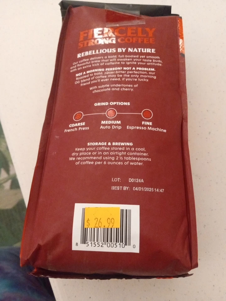 café death wish grano entero tostado oscuro Foto 2 de 2