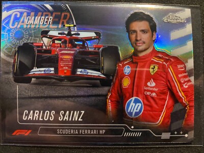 2024 TOPPS Chrome Formula 1 Racing Camber CAM-2 Carlos Sainz (Ferrari)