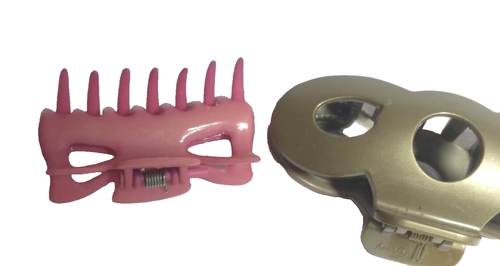 Konvolut 5 Haarschmuck Krallen Kämme Goody & Unmarkiert Grün Rosa Gelb... - Bild 13 von 15