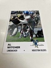 1961 Football Al Witcher Custom Card Houston Oilers Baylor A-488 1961 Football Al Witcher Custom Card Houston Oilers Baylor A-488