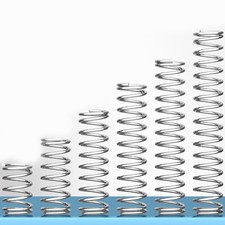 Edelstahl Drahtdurchmesser 1,2mm Druckfeder Feder Außen 8-20mm, Länge 10-200mm