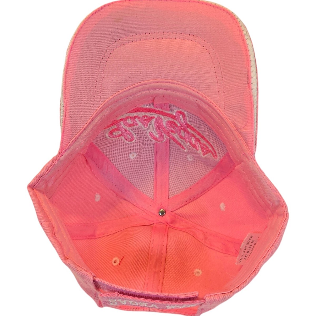 Las Vegas Baseball Hat Cap Adjustable Embroidered Sequin Pink New Las Vegas Baseball Hat Cap Adjustable Embroidered Pink | eBay main image 2