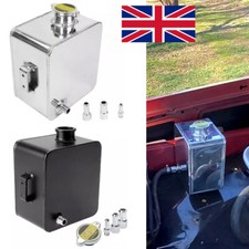 Universal 2L Aluminium Alloy Water Coolant Header Overflow Expansion Tank Can UK
