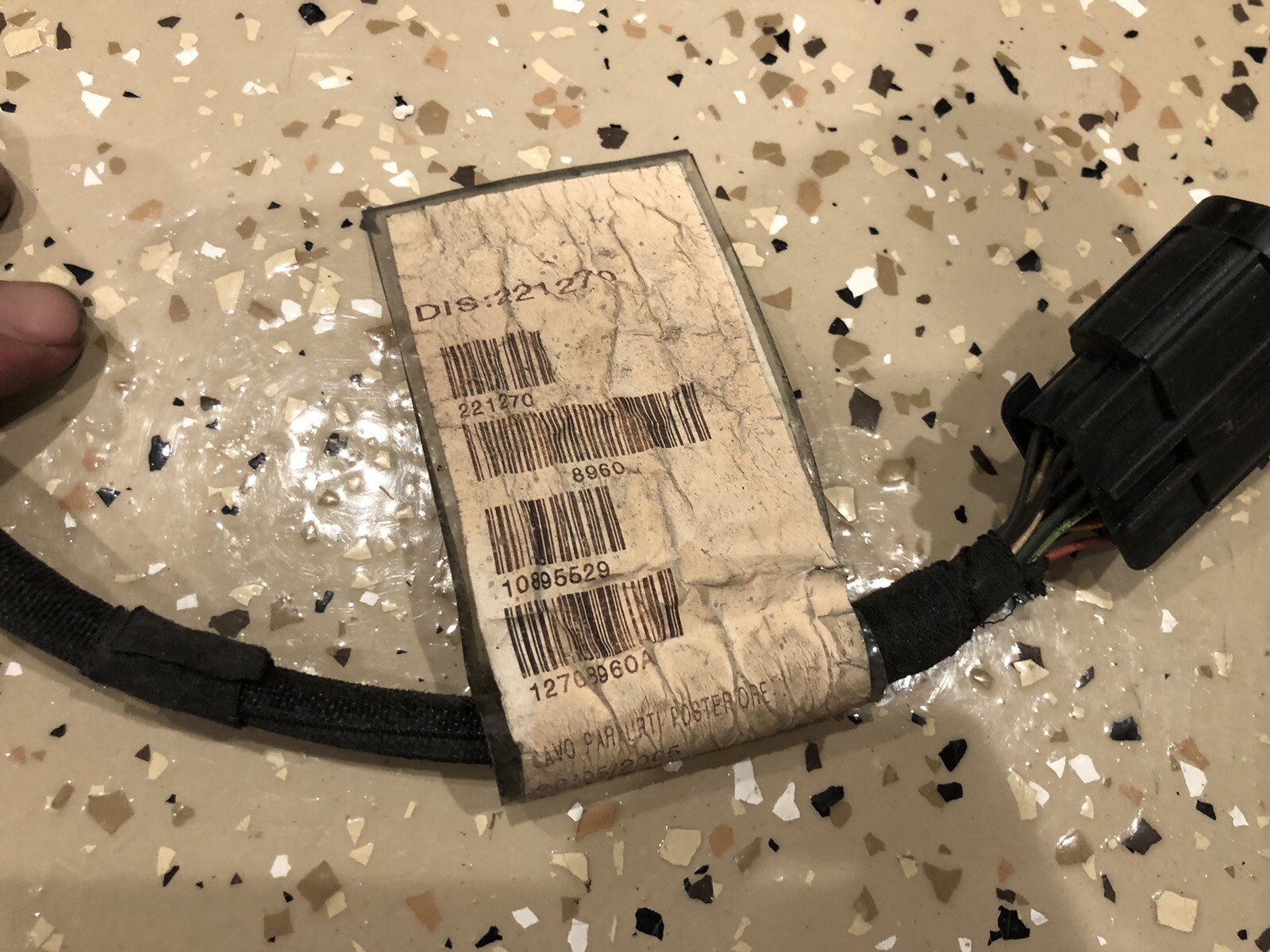 Ferrari 430 Rear Bumper Harness With Parking Sensors Comes Complete Part# 221270