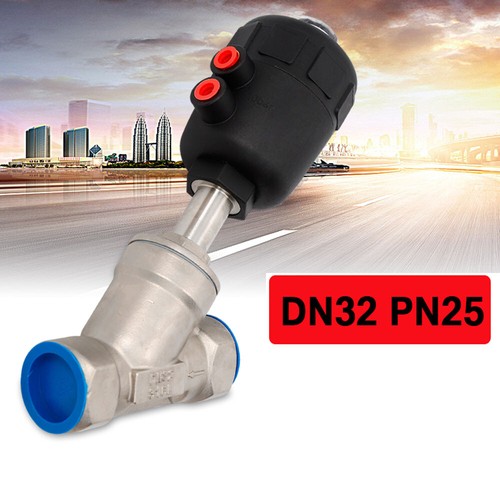 DN25/15/32 Valvola a sede angolare monoazione in acciaio inox PN25 N/C - Foto 25 di 28