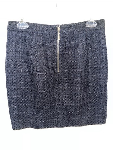 New Guess Marciano All I Tweed Gingham Faux Pearl Button Pocket Skirt M 6 $158 - Picture 9 of 12