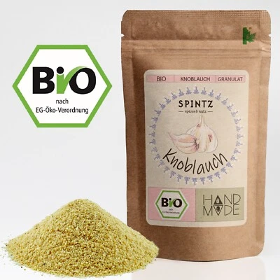 250g Bio Knoblauch Knoblauchgranulat Knoblauchpulver natürlich von Spintz