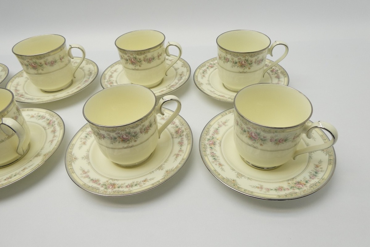 Set Noritake Bone China Shenandoah 9729 Japan Decorative Teacup