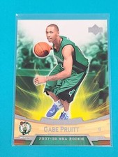 2007-08 Upper Deck Rookie Box Set #21 Gabe Pruitt Celtics BASKETBALL Card 6B. rookie card picture