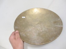 Victorian Brass Scale Pan Scales Dish Antique Weighing Vintage Bowl Old 13.5"W
