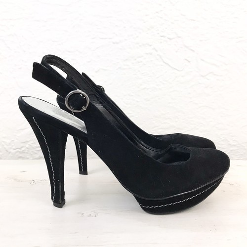 black platform heels ebay