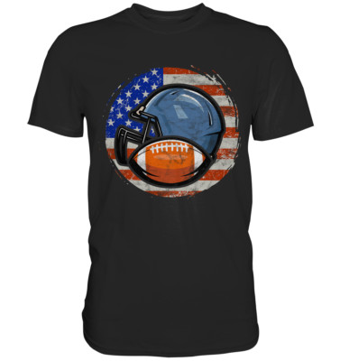 American Football USA Helm T-Shirt