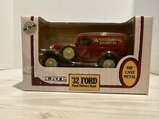 1991 ERTL 1:25 1932 Ford Panel Delivery Locking Coin Bank Diecast