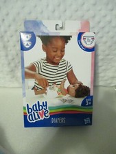 Hasbro Baby Alive Diapers 18 Diapers brand new sealed box