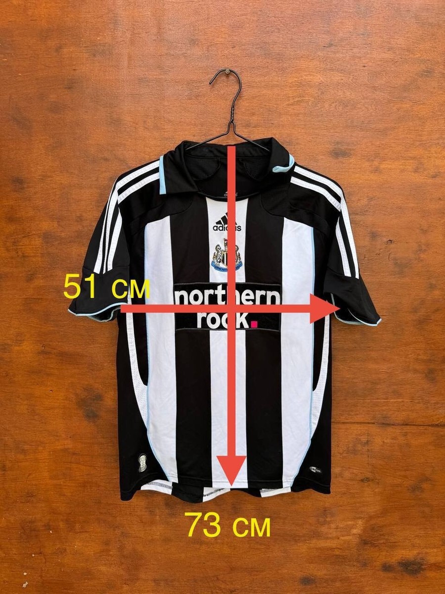 adidas Newcastle United シャツ Sサイズ NEWCASTLE UNITED 2007/2009 HOME FOOTBALL SHIRT JERSEY ADIDAS