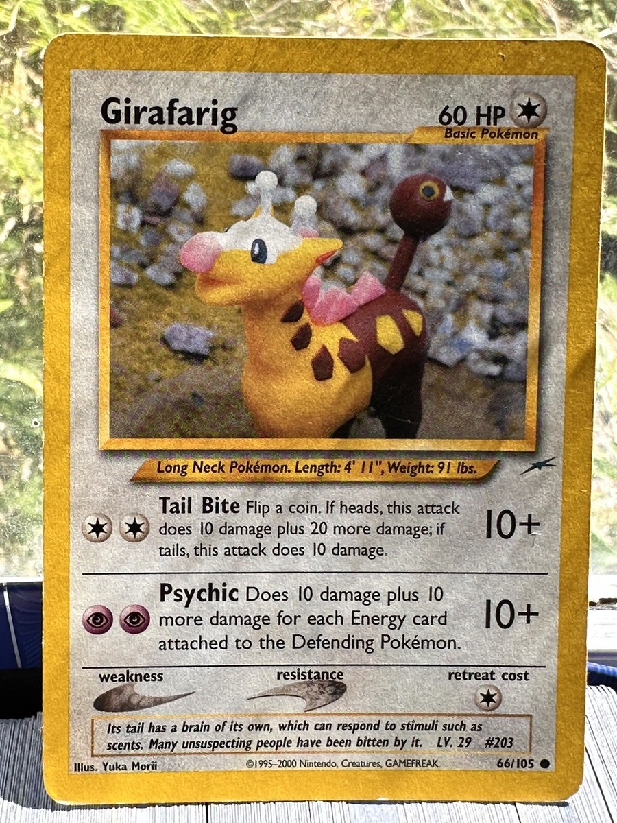 Pokémon TCG Girafarig Neo Destiny 66/105 Regular Unlimited Common