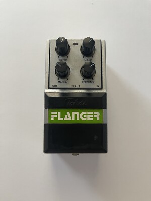 Tokai TFL-1 Analog Flanger Silver V1 Rare Vintage Guitar Effect Pedal MIJ Japan