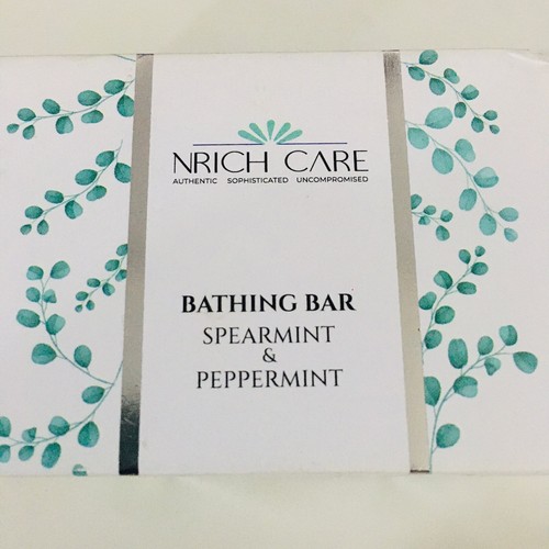 Handcrafted using Fresh Peppermint and Spearmint Bathing Soap Natural Ingredient - Picture 7 of 12